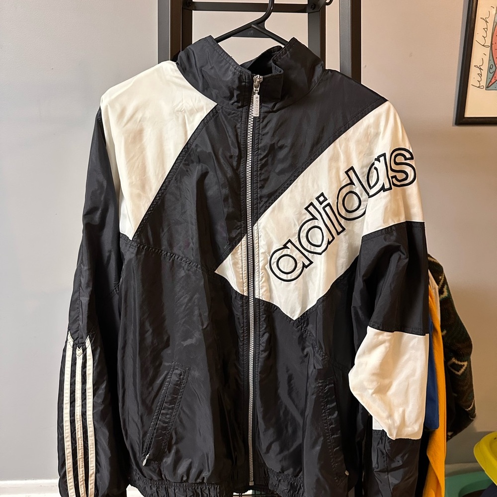 Adidas Black and White Jacket